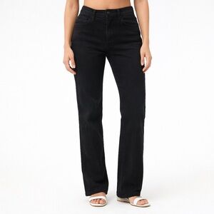 Old Navy Women's Black Straight Leg Jeans